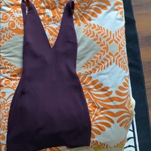 NBD purple mini dress